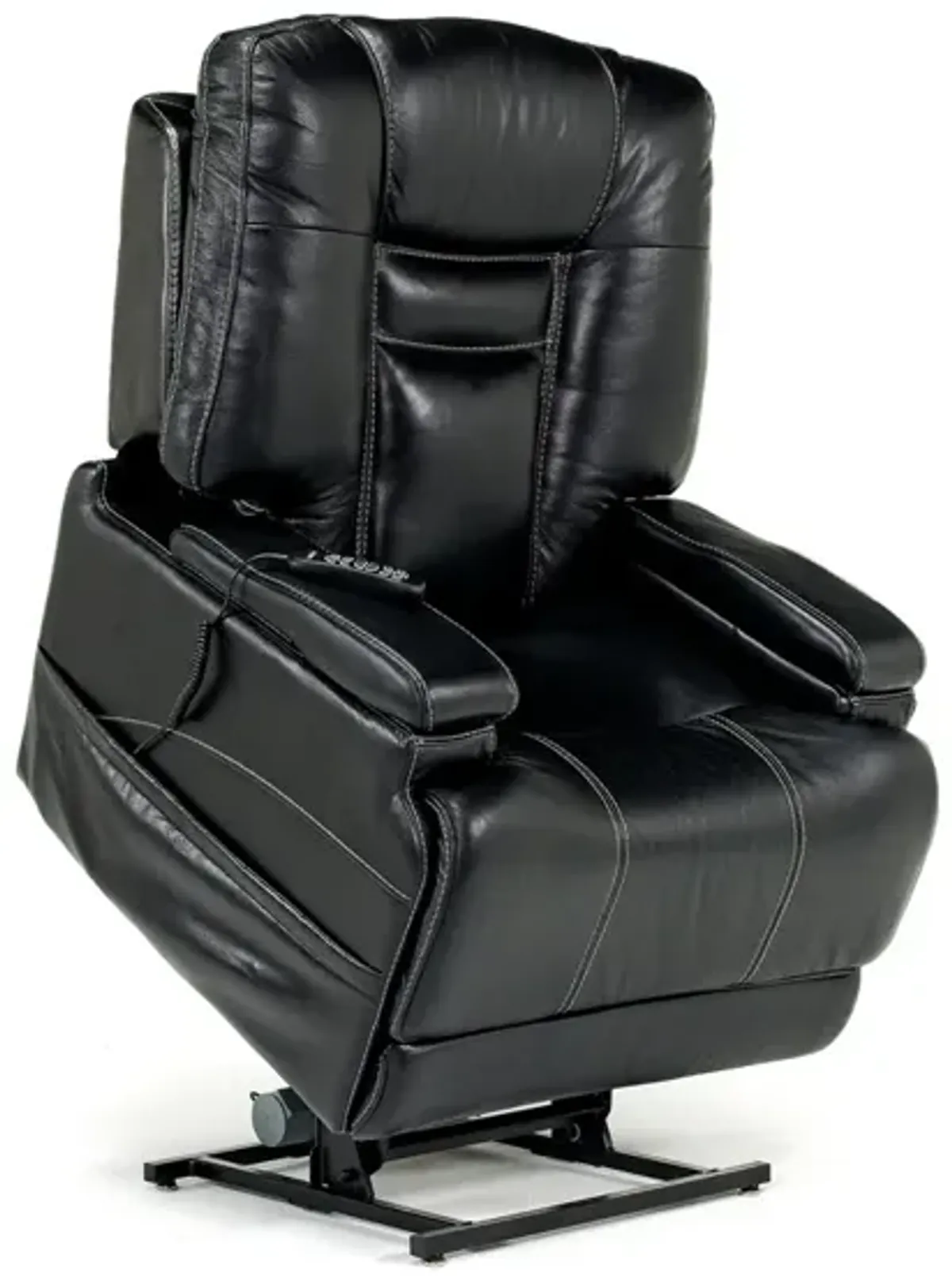 STT 3 Power Lift Chair in Onyx Leather