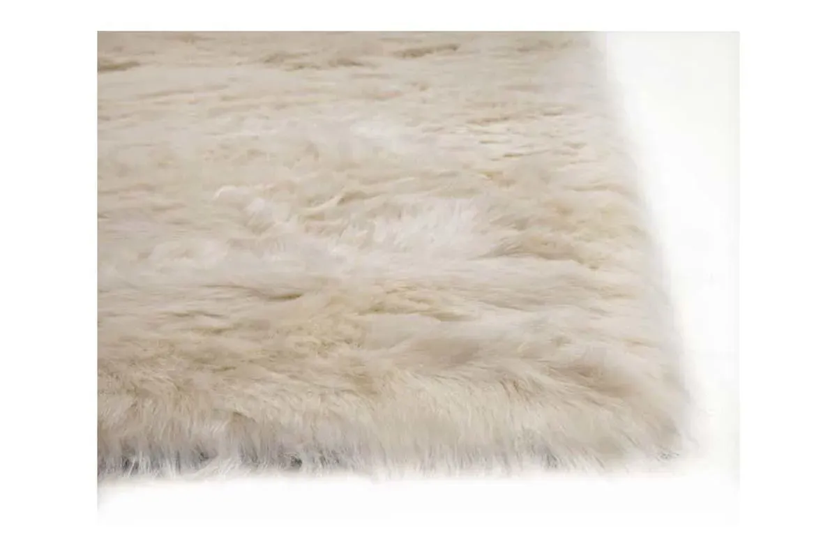 Mink Rug in Ivory, 8 X 10