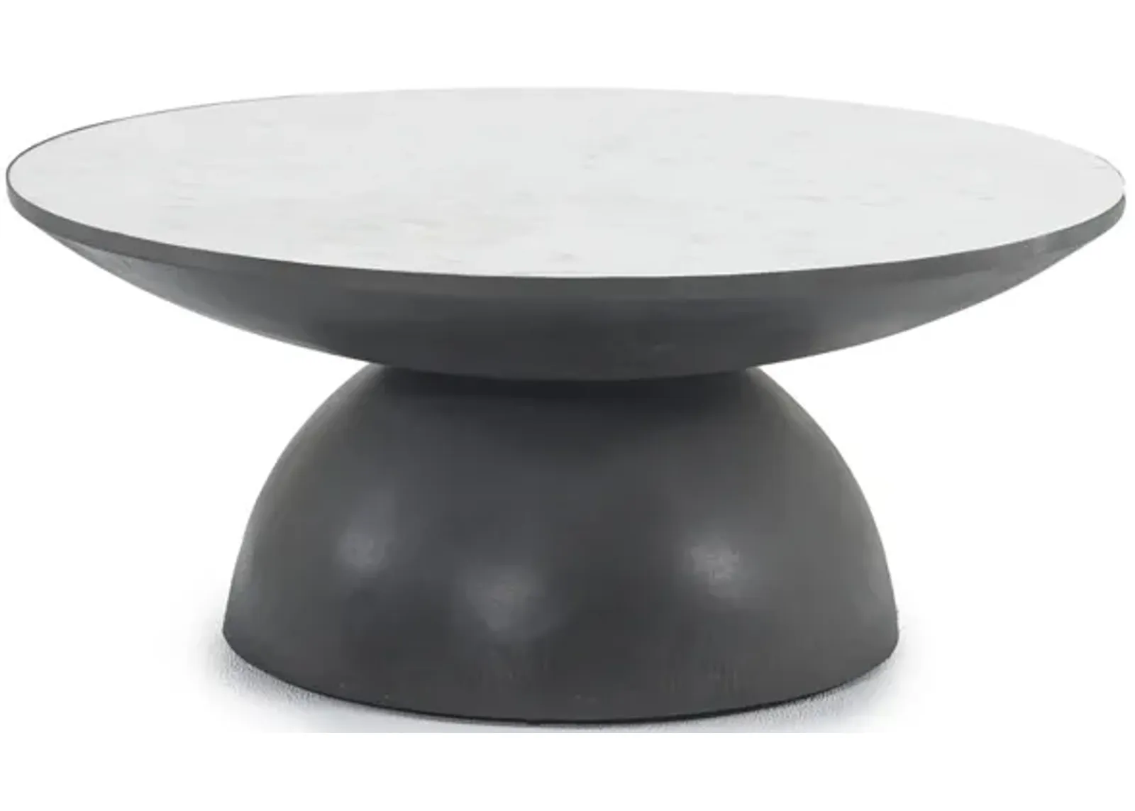 Circularity Coffee Table in Dark Gray/White