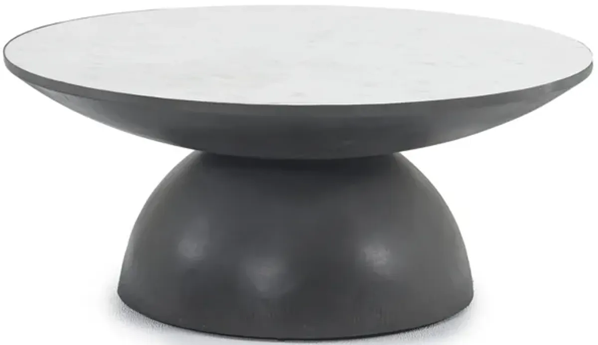 Circularity Coffee Table in Dark Gray/White