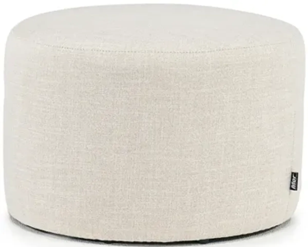 Azuza Accent Ottoman in Effie Linen