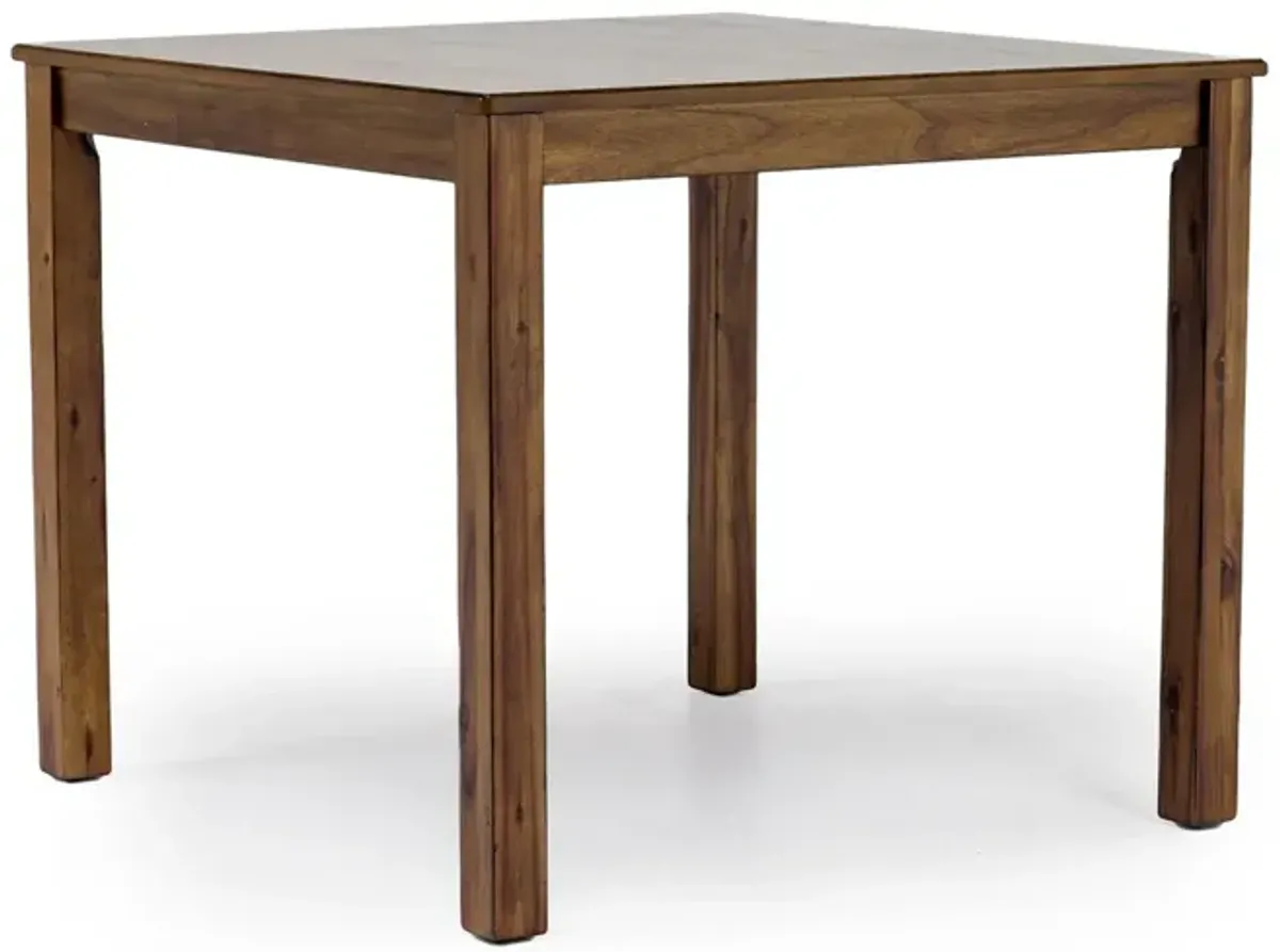 Salem Square Dining Table & 4 Chairs in Tobacco