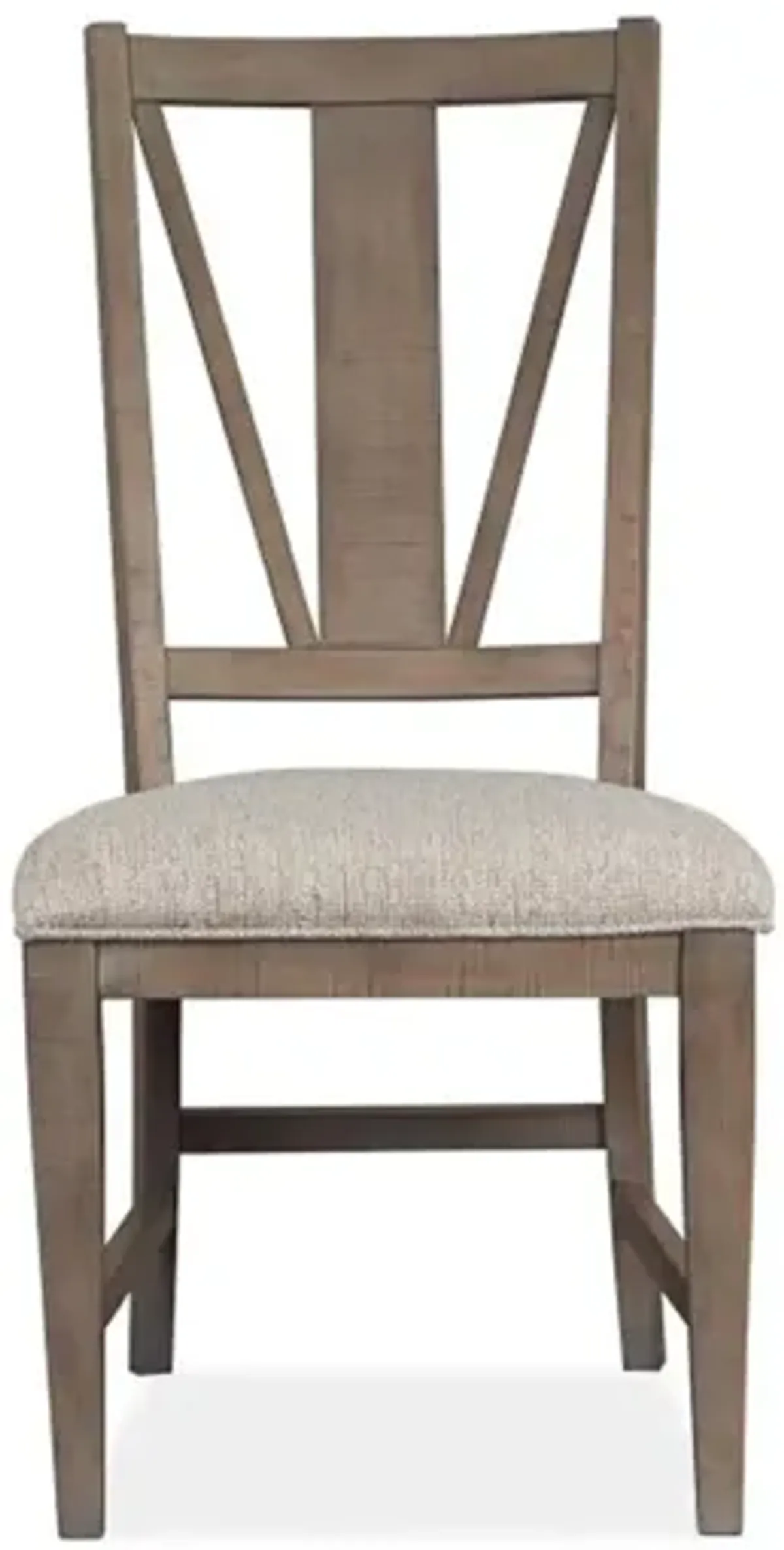 Bay Creek Side Chair in Light Gray, V-Back