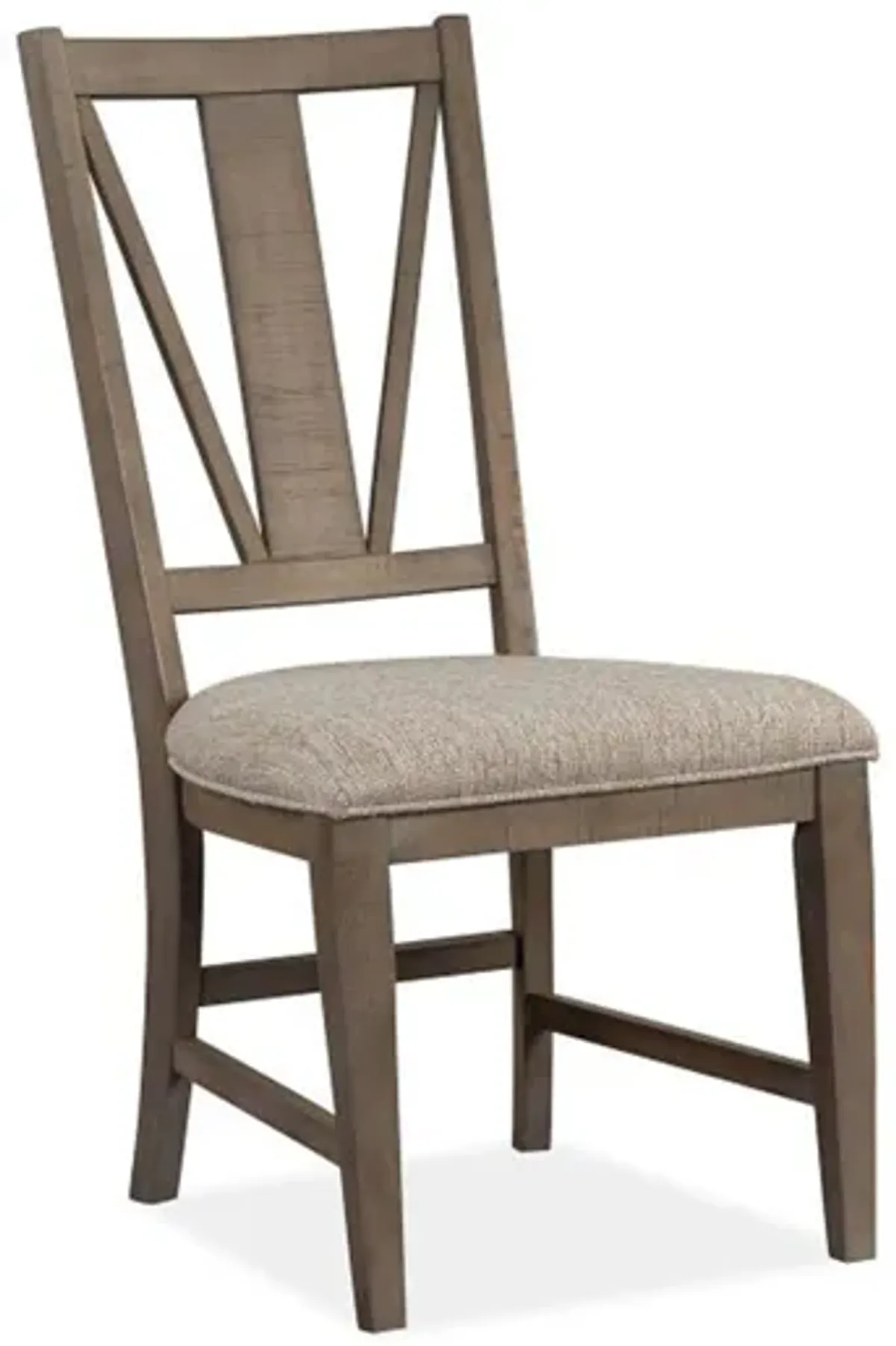 Bay Creek Side Chair in Light Gray, V-Back