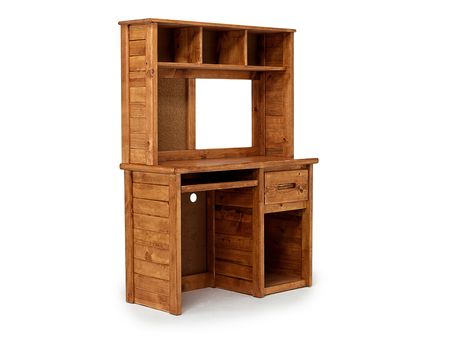 Young Pioneer Desk & Hutch in Natural