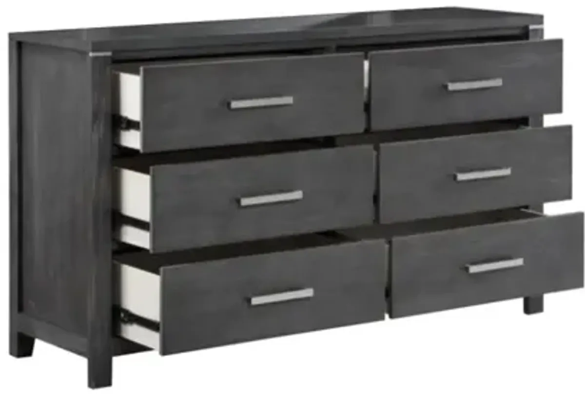 Odessa Dresser in Charcoal Gray