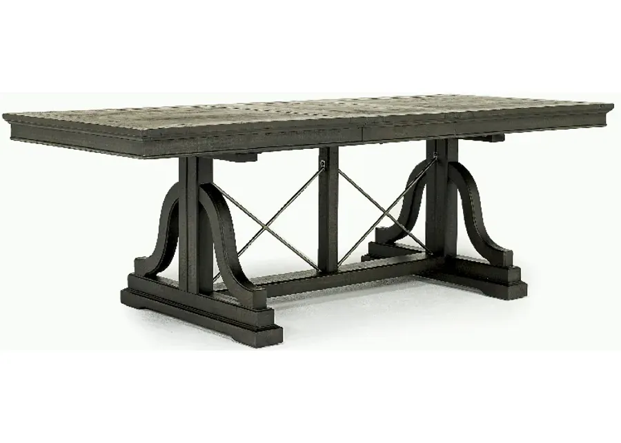 Bay Creek Extendable Dining Table in Graphite