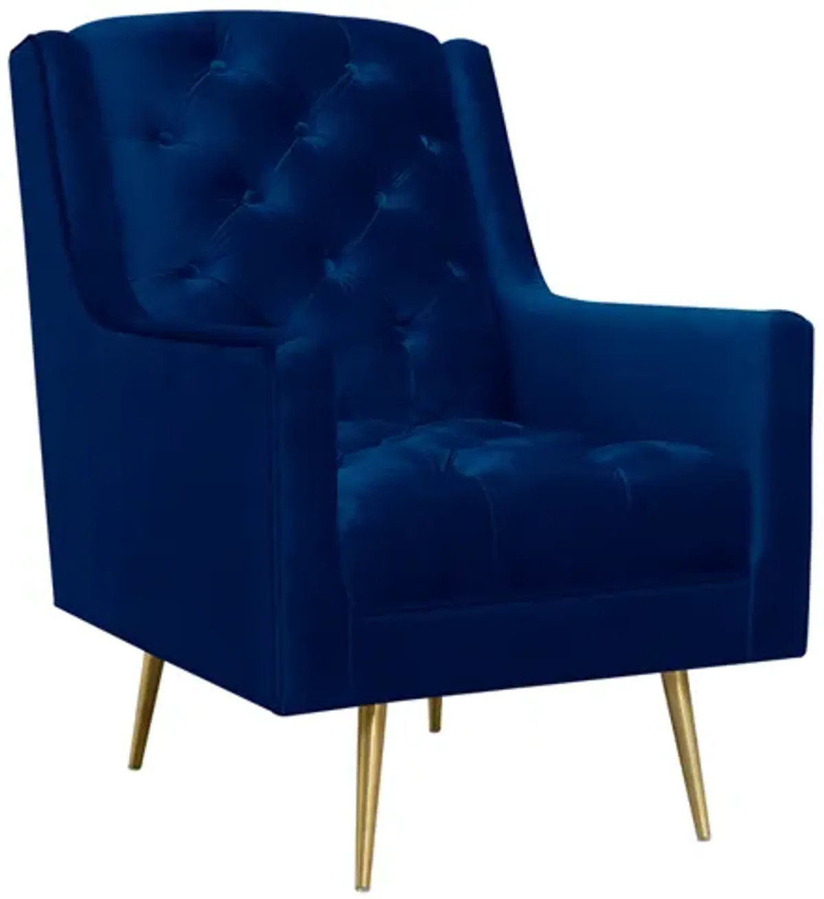 Reese Accent Chair in Navy Blue