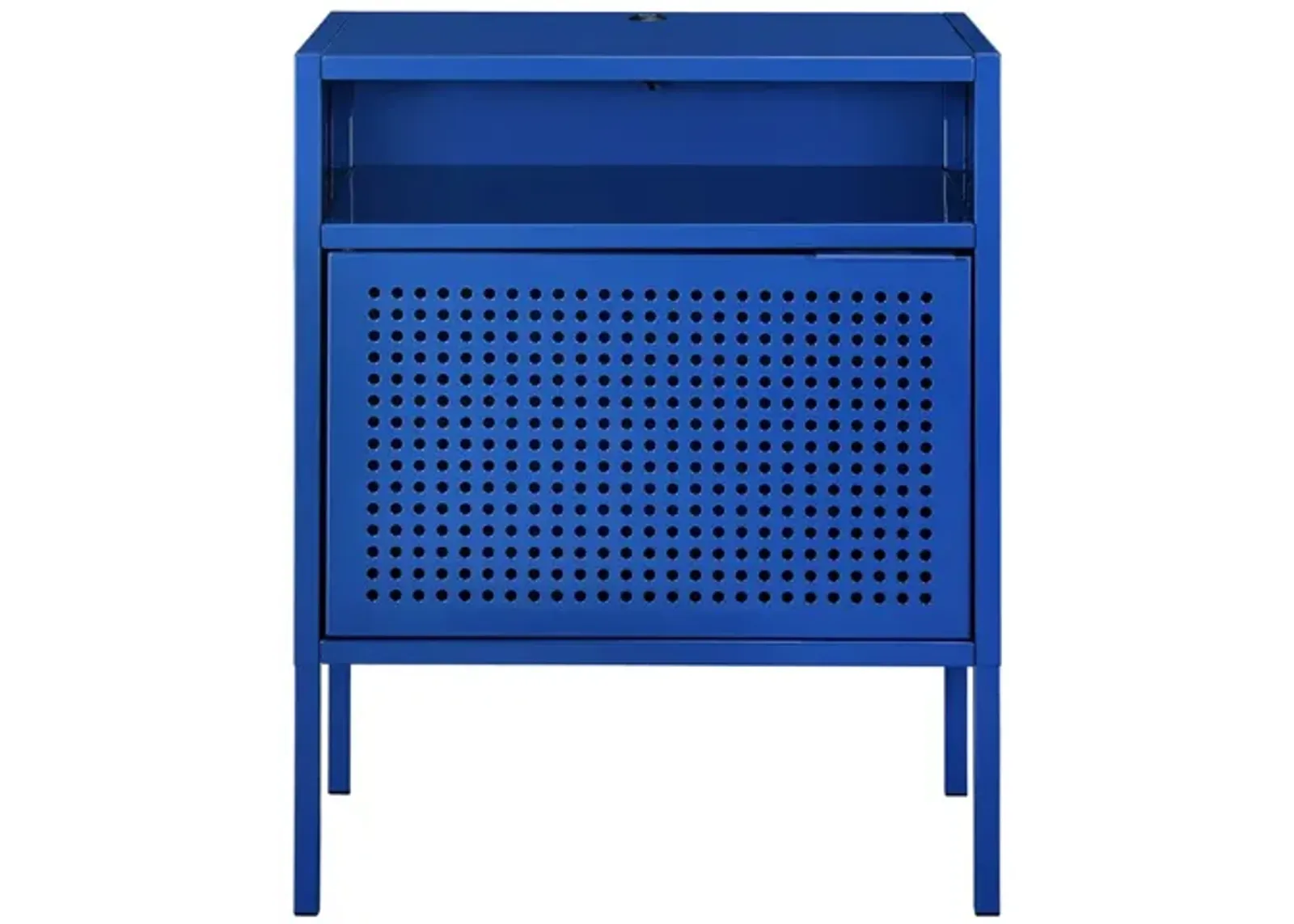 Gemma USB Nightstand in Blue