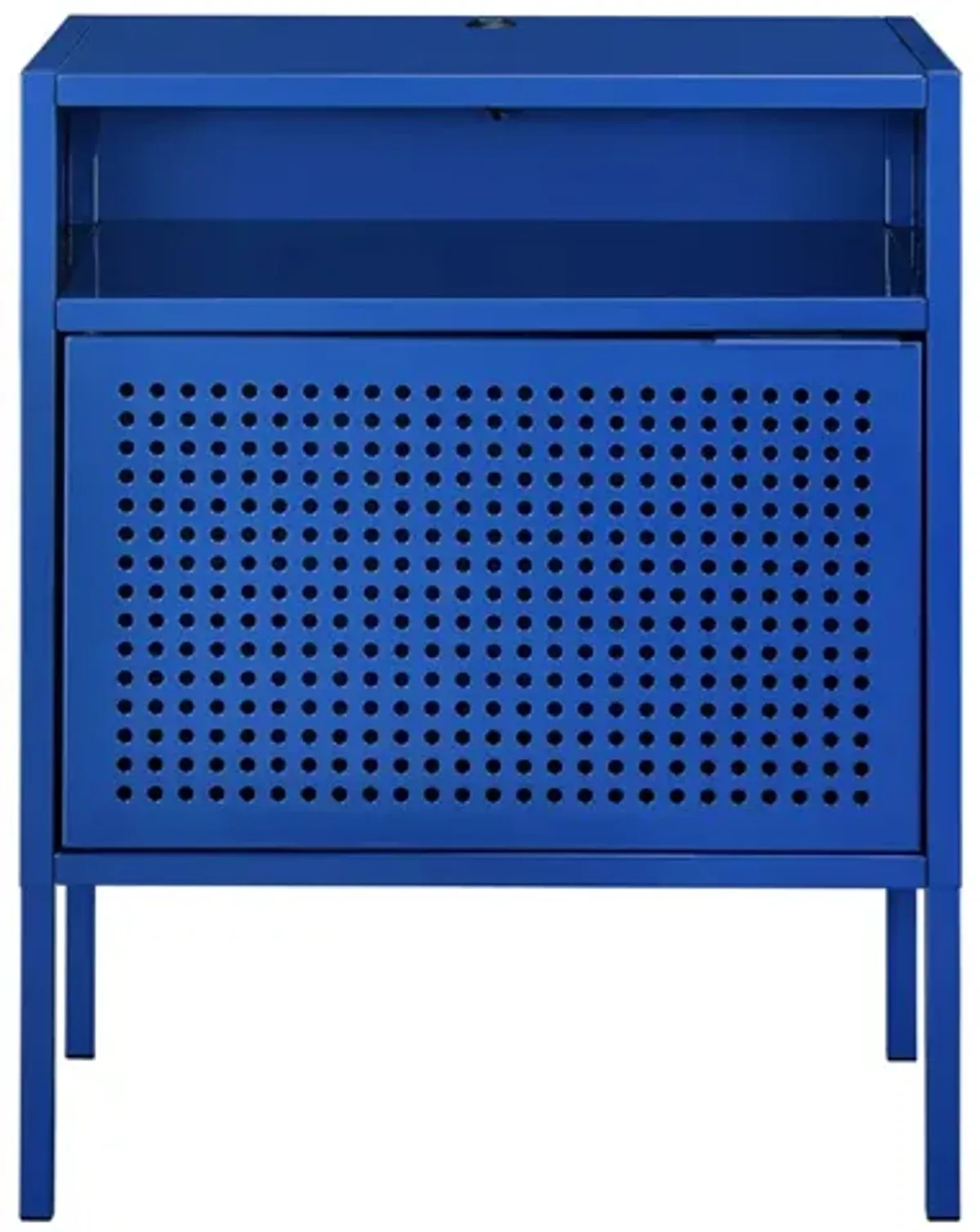 Gemma USB Nightstand in Blue