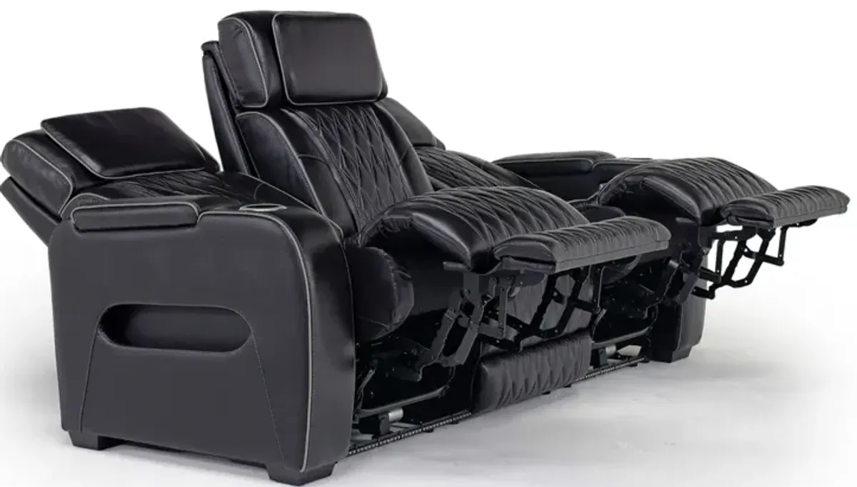 Boyington 2 Power Sofa in Black