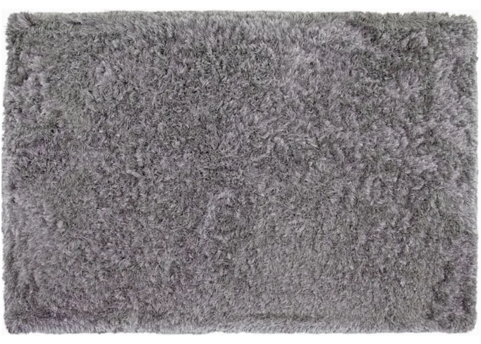 Luxe Shag Rug in Gray, 8 X 10