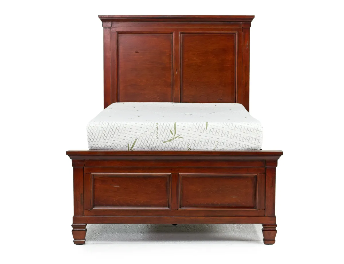 Tamarack Panel Bed in Cherry, Twin