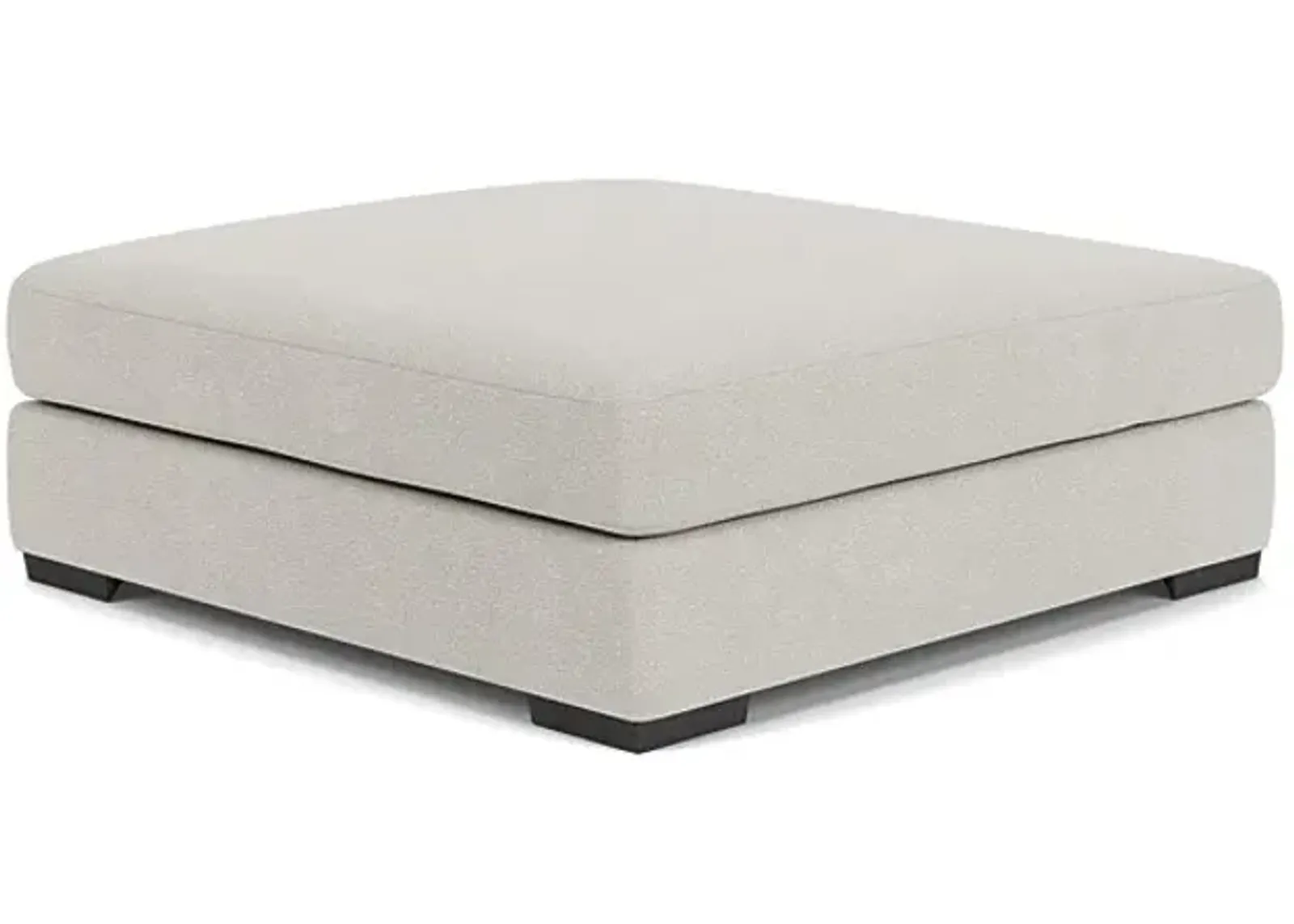 Bermuda Cocktail Ottoman in Telly Linen