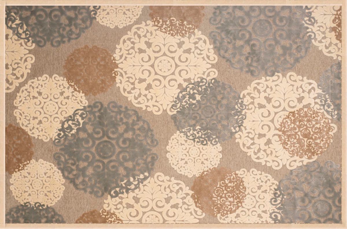 Napa Rug in Gray Snowflake, 8’ x 10’