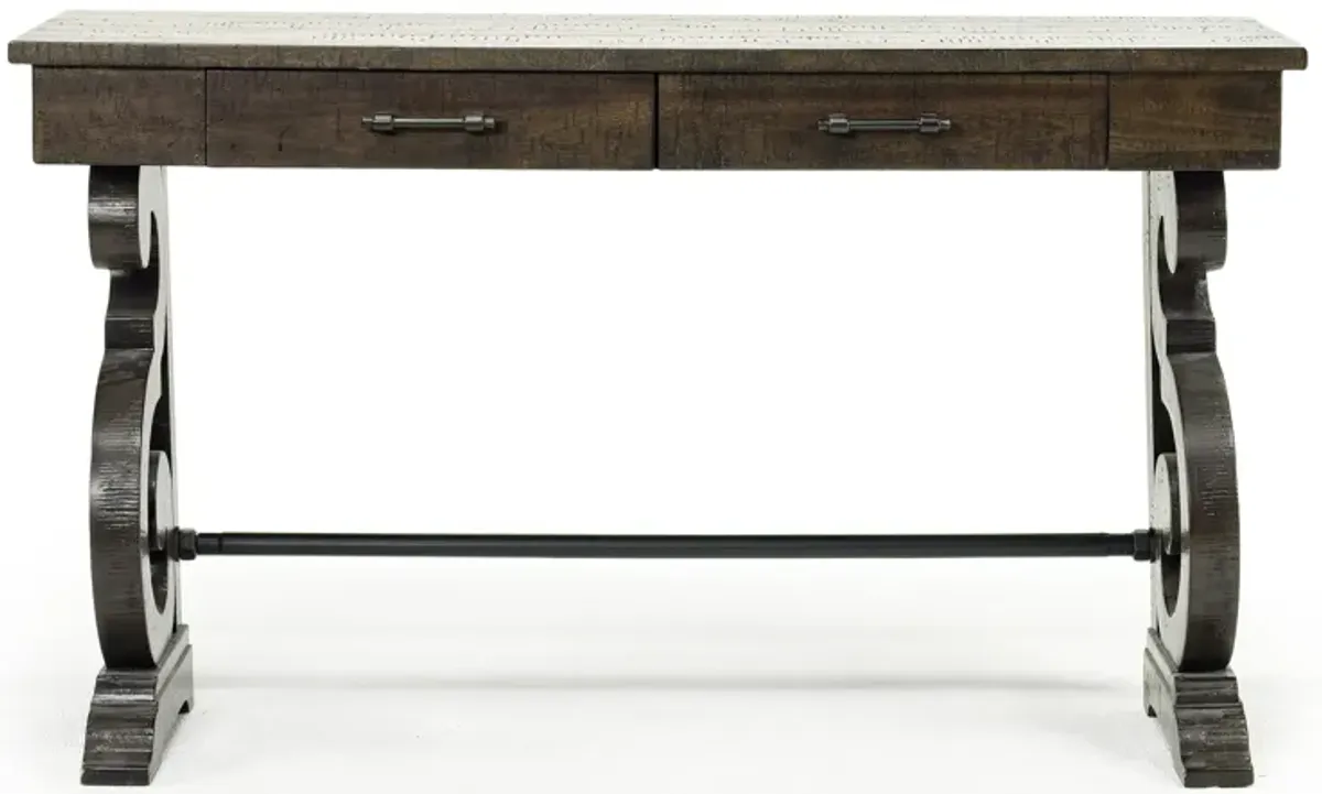 Stone Sofa Table in Charcoal