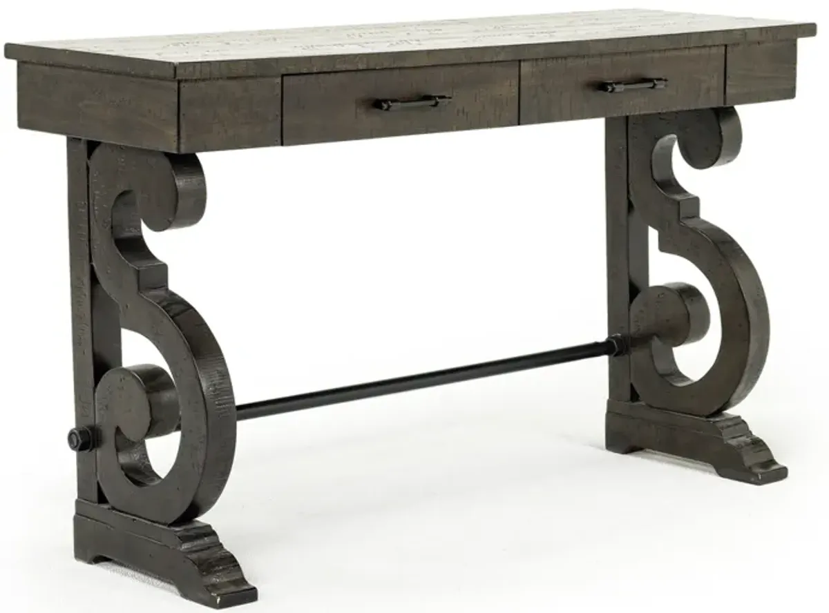 Stone Sofa Table in Charcoal