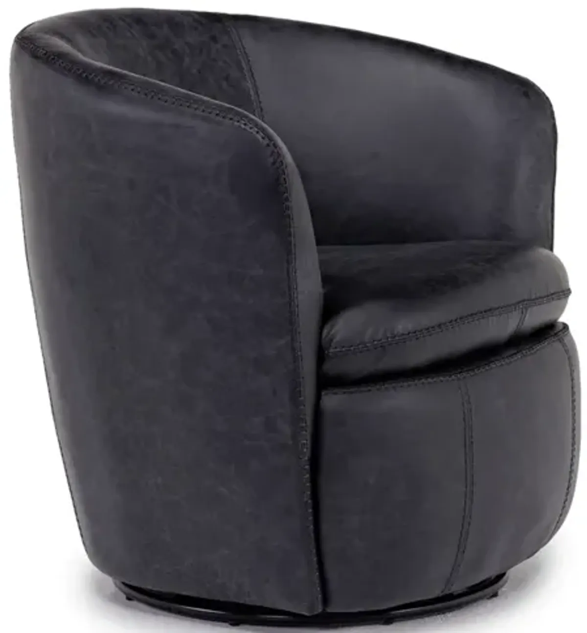 Kierreys Swivel Chair in Charcoal