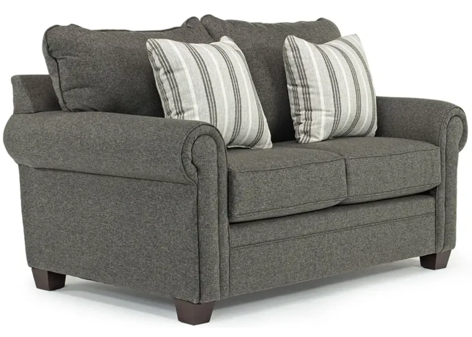 Cordoba Loveseat in Splash Charcoal