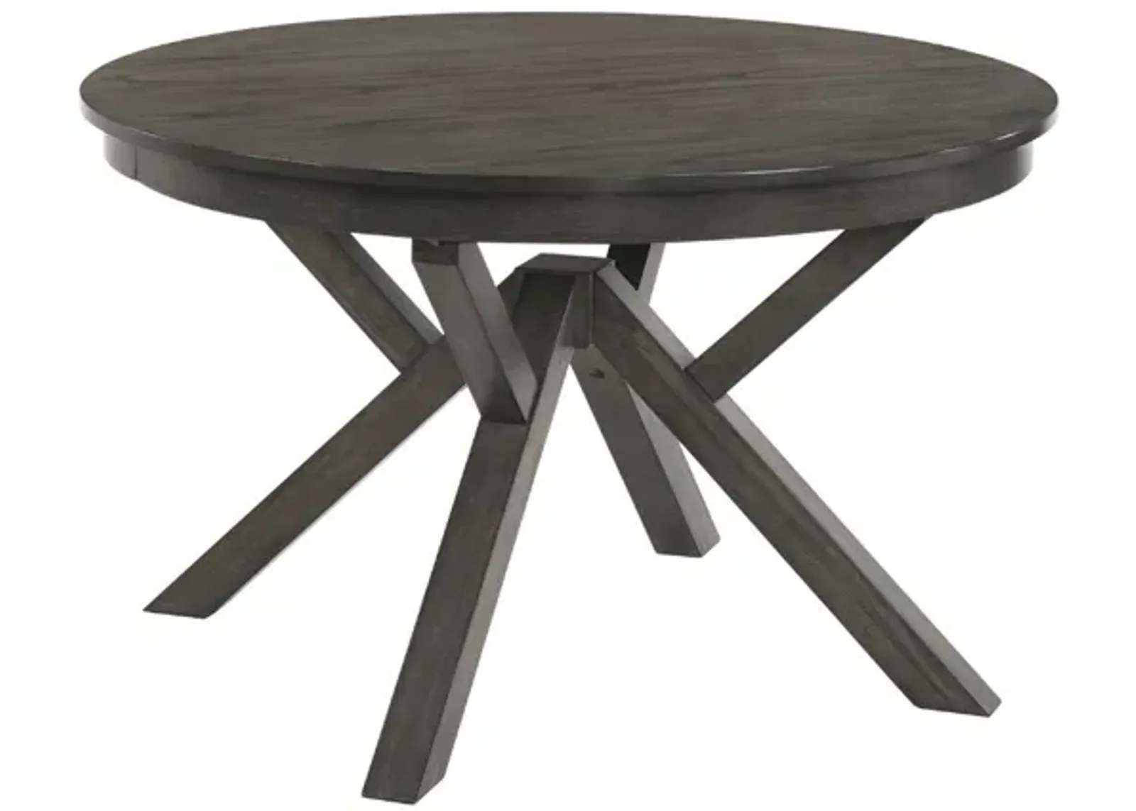 Gulliver Round Dining Table in Rustic Brown