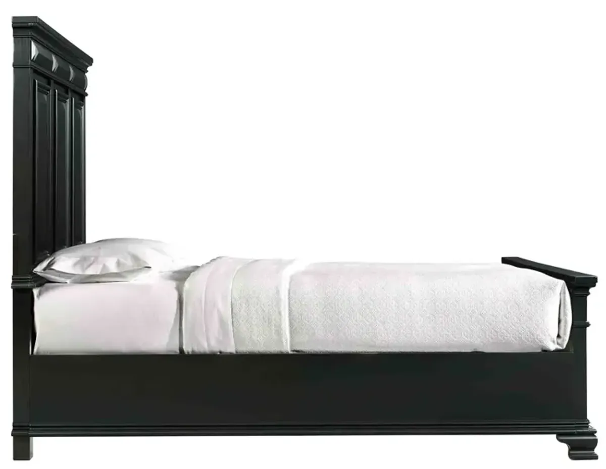 Calloway Panel Bed in Espresso, Queen