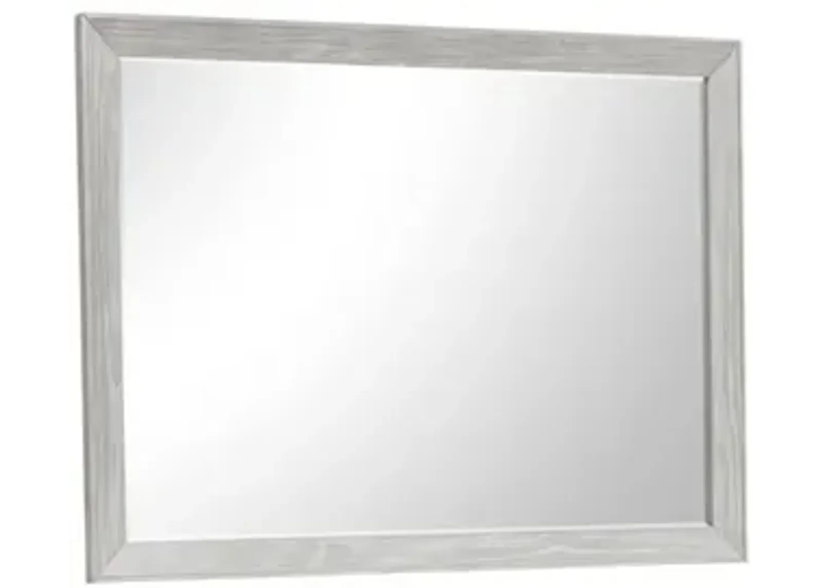 Fiona Mirror in Mist Gray