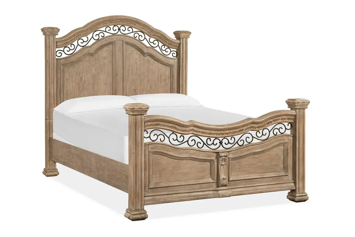 Durango Panel Bed in Fawn, Queen