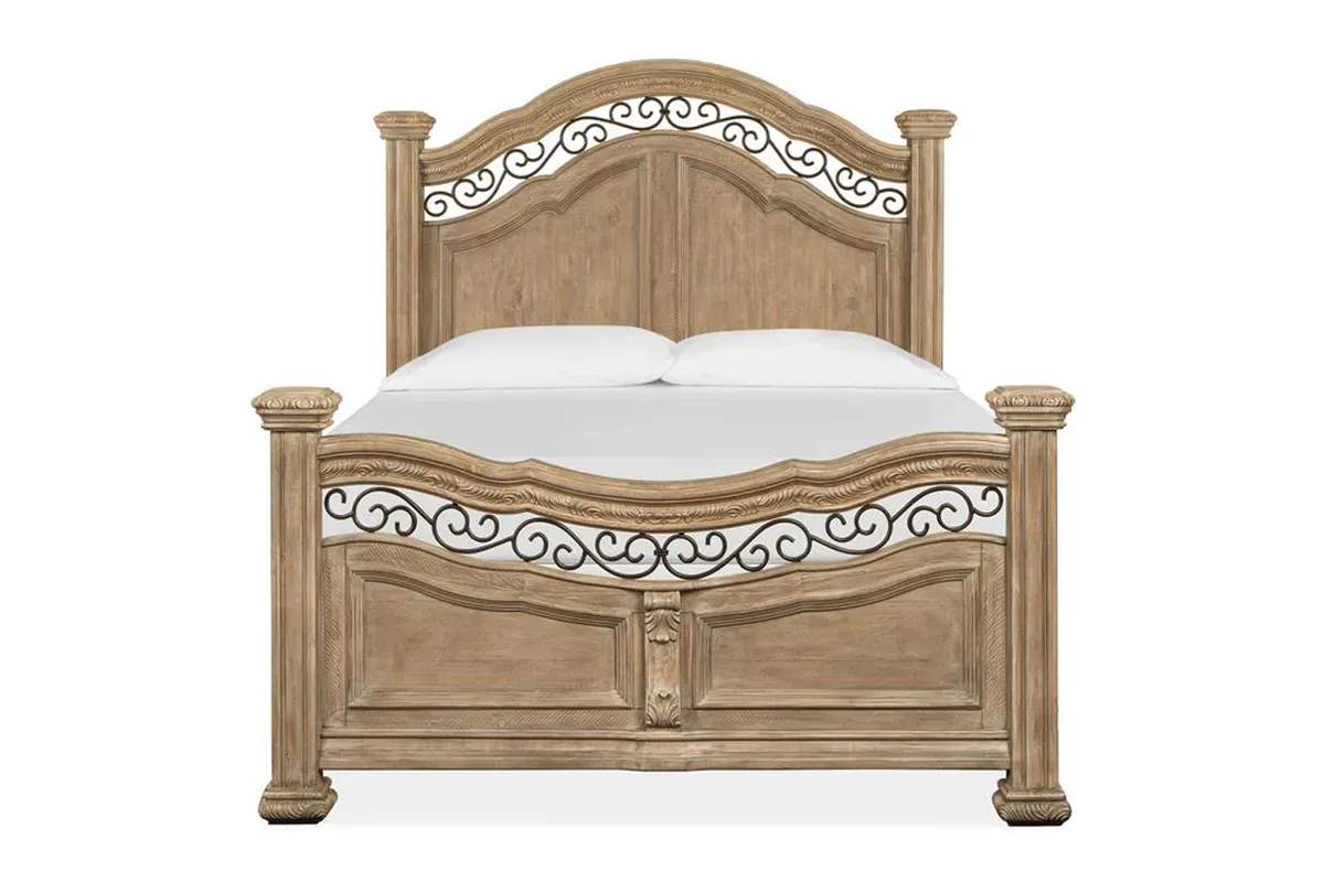 Durango Panel Bed in Fawn, Queen