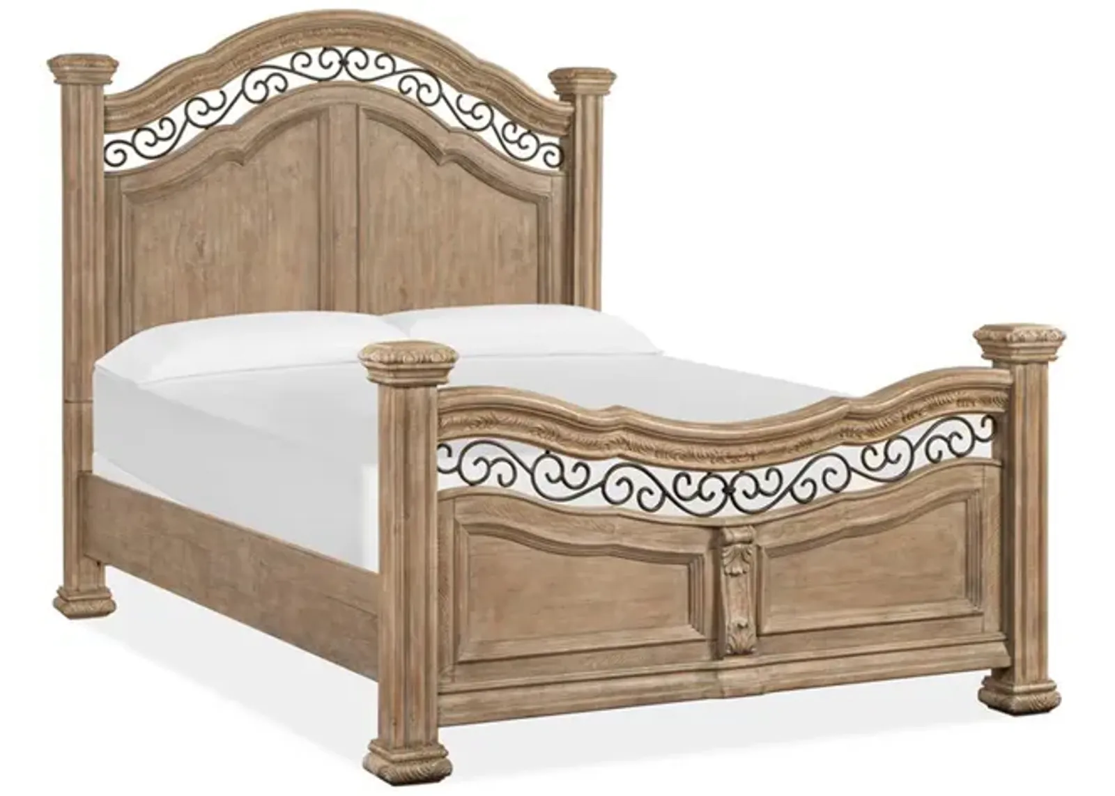 Durango Panel Bed in Fawn, Queen