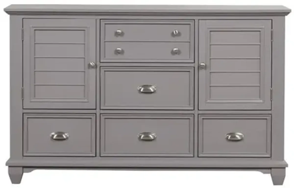 Jamestown Dresser in Gray