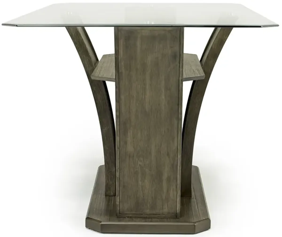 Dapper Counter Height Dining Table in Gray