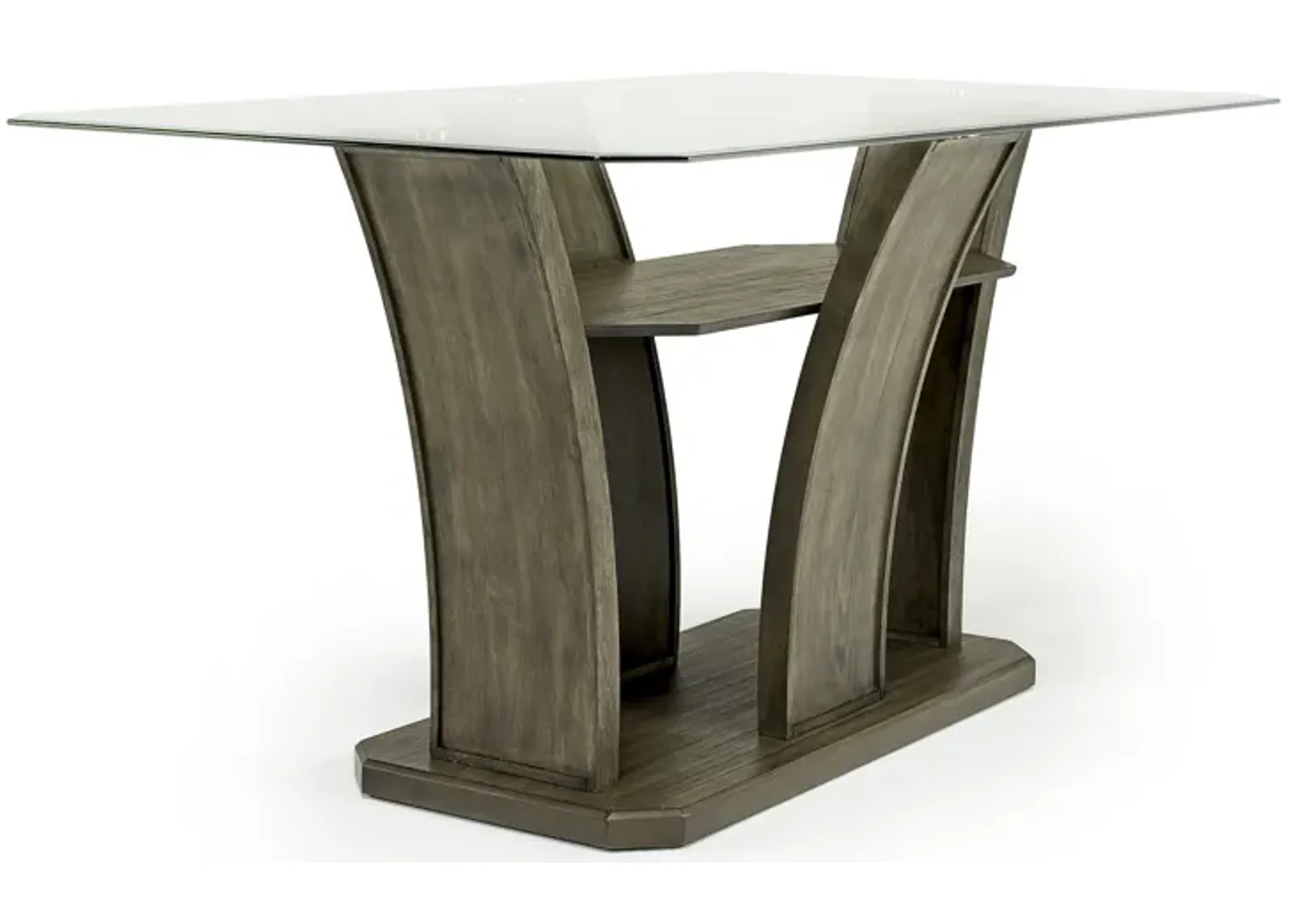 Dapper Counter Height Dining Table in Gray