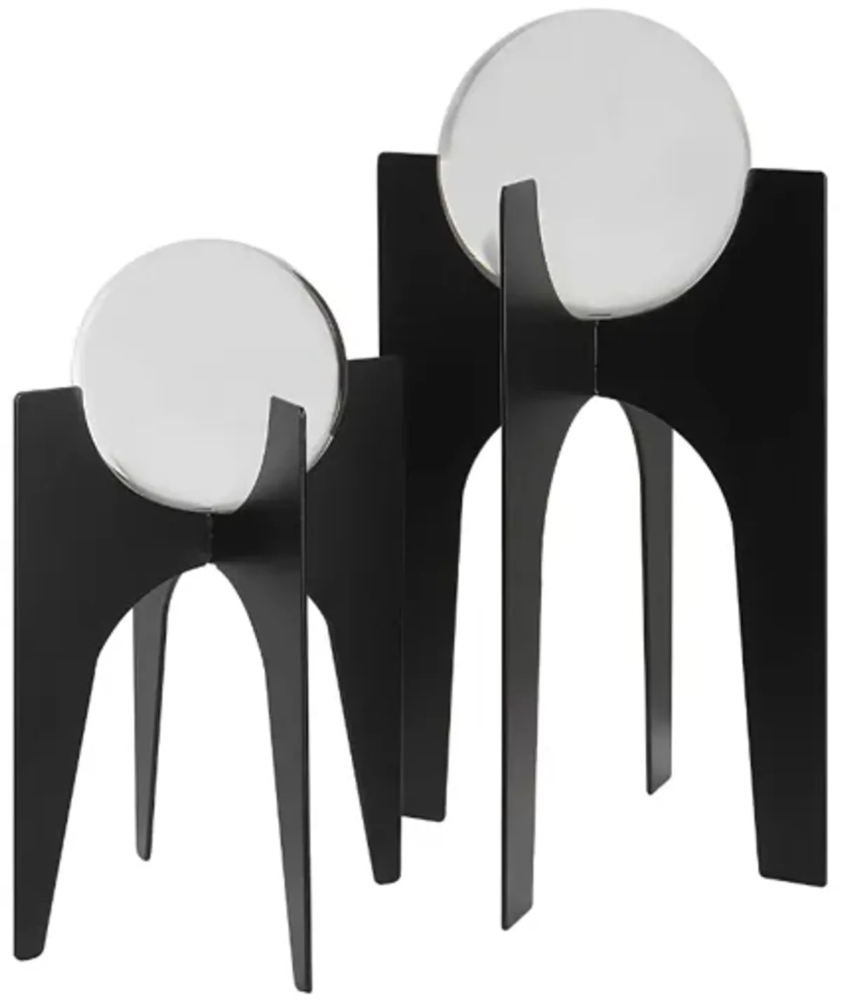 Ellianna Sculpture in Black, Set of 2