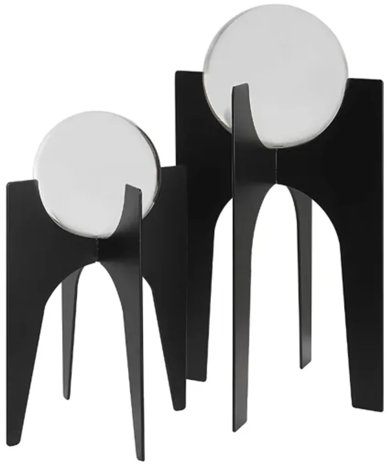 Ellianna Sculpture in Black, Set of 2