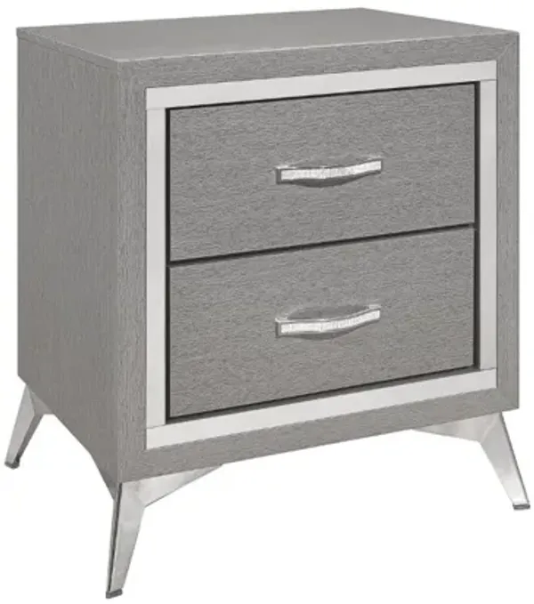Huxley Nightstand in Gray