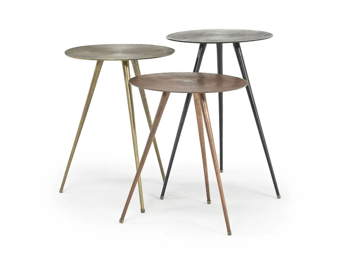 Carly Accent Table in Multi, Set of 3