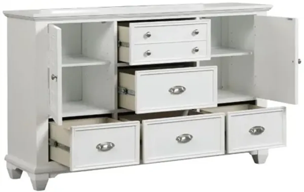 Jamestown Dresser in White