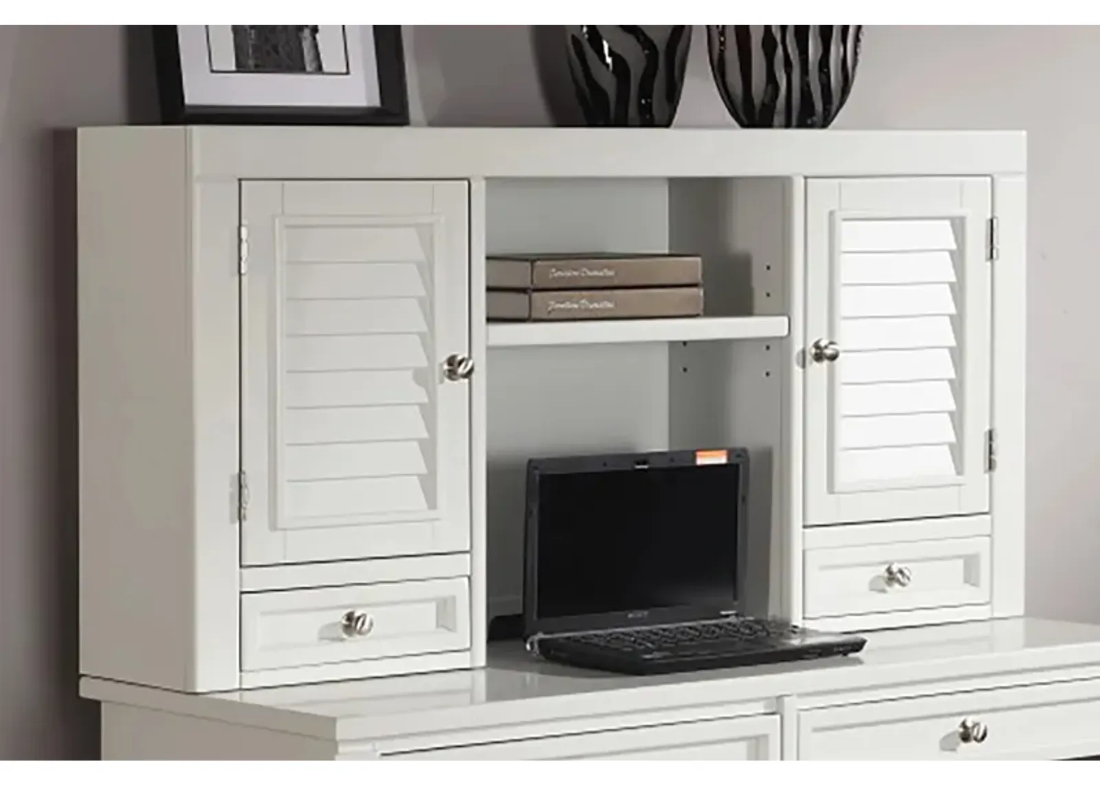 Boca 47 Inch Hutch in Cottage White