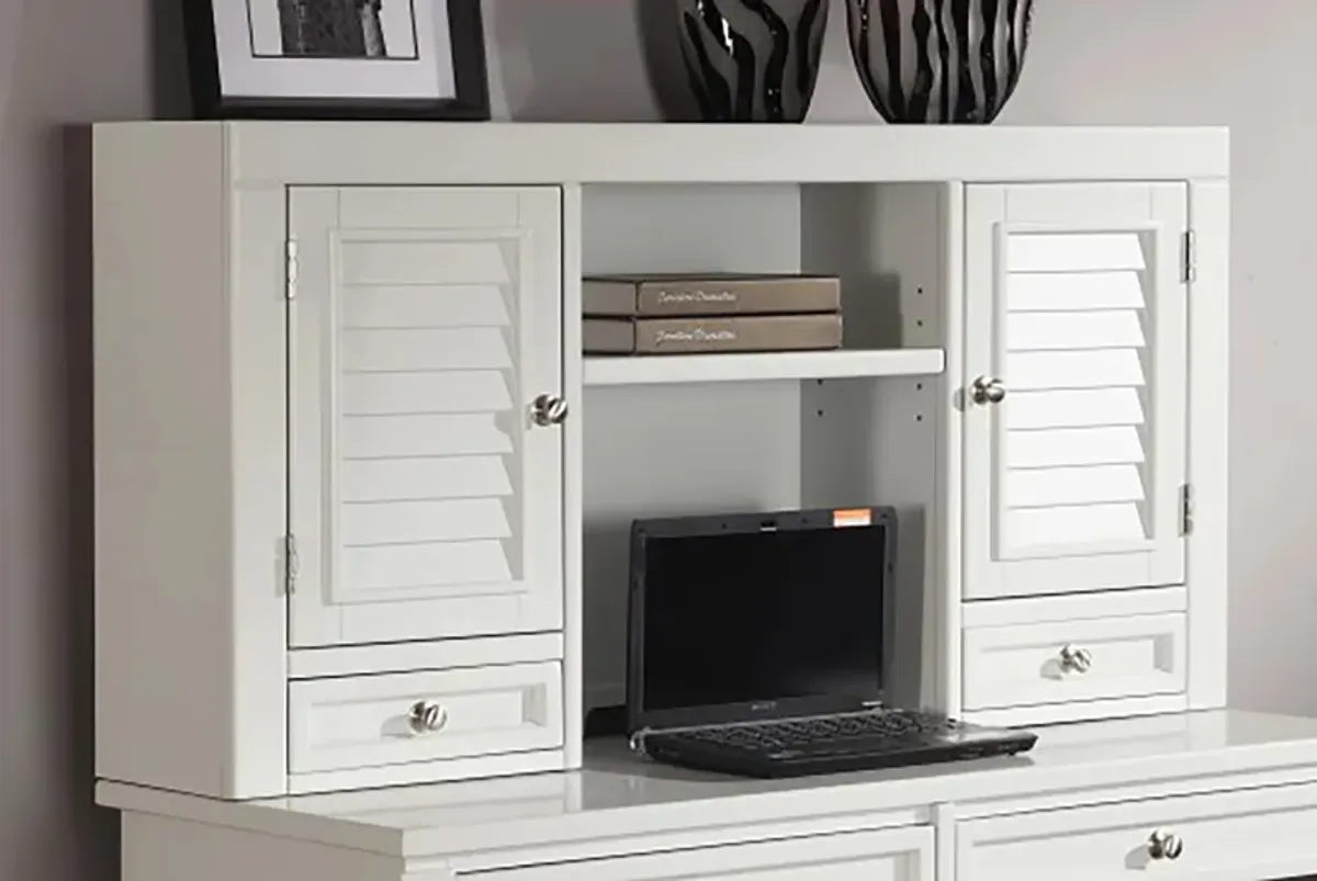 Boca 47 Inch Hutch in Cottage White