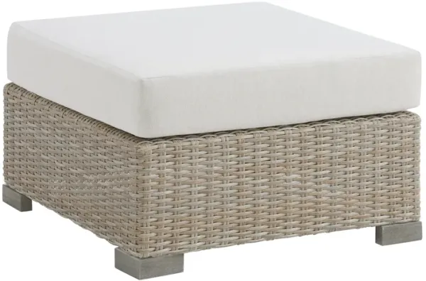Ollie Outdoor Ottoman in Tan