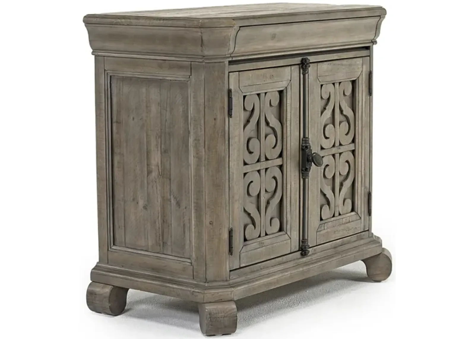 Bellamy 2 Door Nightstand in Light Gray