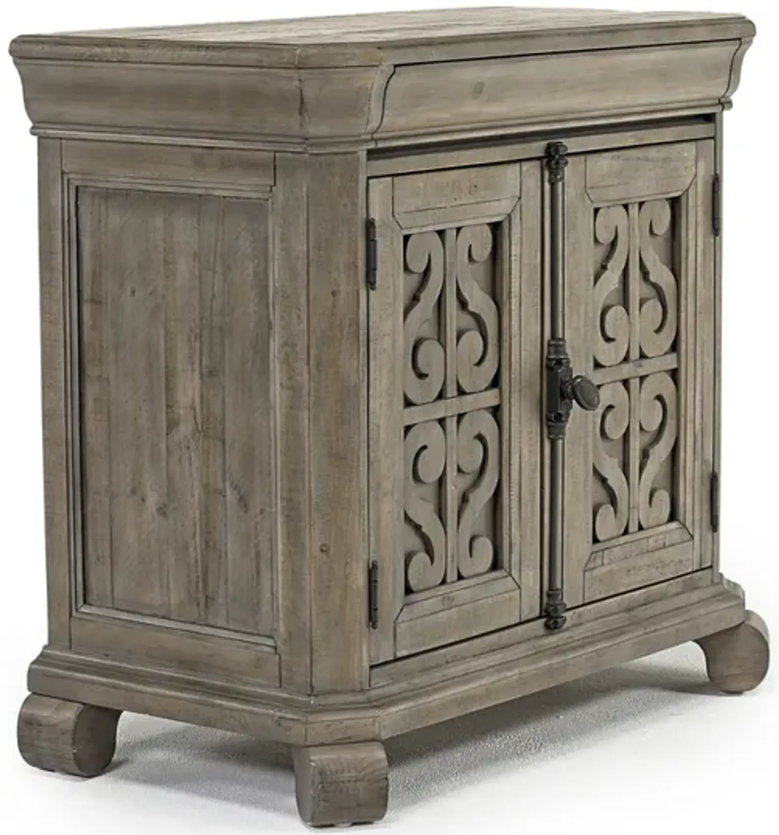 Bellamy 2 Door Nightstand in Light Gray