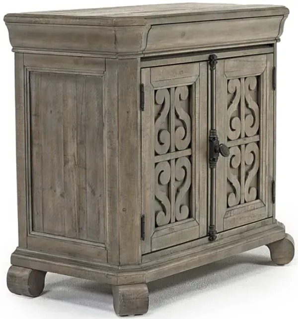 Bellamy 2 Door Nightstand in Light Gray