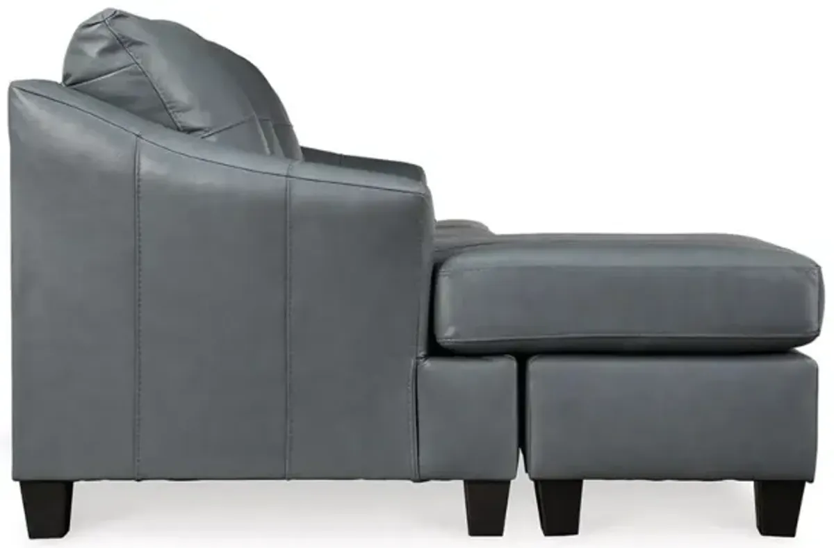 Genoa Sofa Chaise in Steel