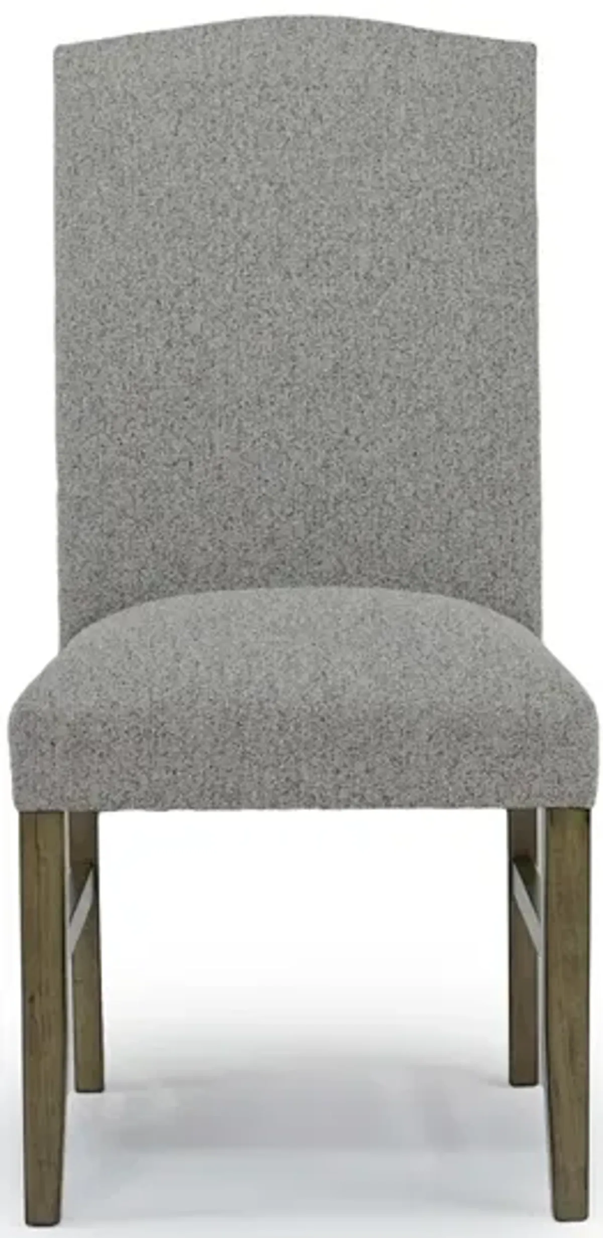 Brighton Side Chair in Light Gray/Light Brown