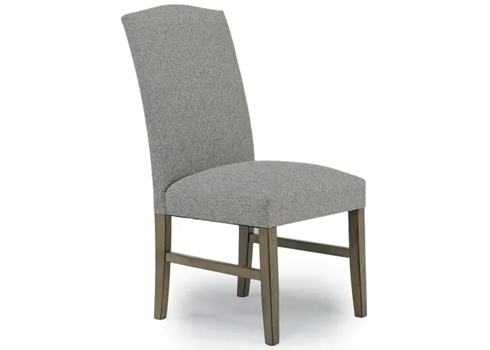 Brighton Side Chair in Light Gray/Light Brown