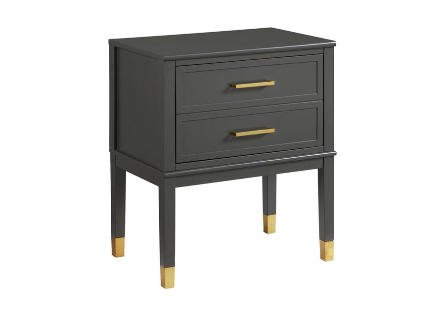 Brody End Table in Charcoal