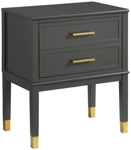 Brody End Table in Charcoal