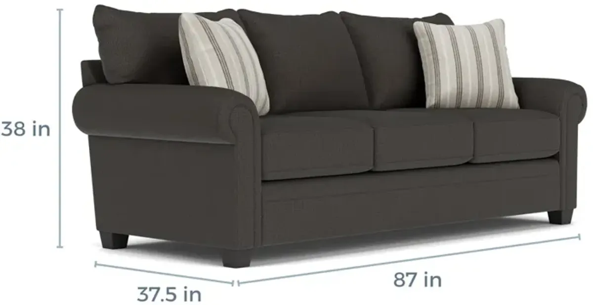 Cordoba Sofa & Loveseat in Splash Charcoal