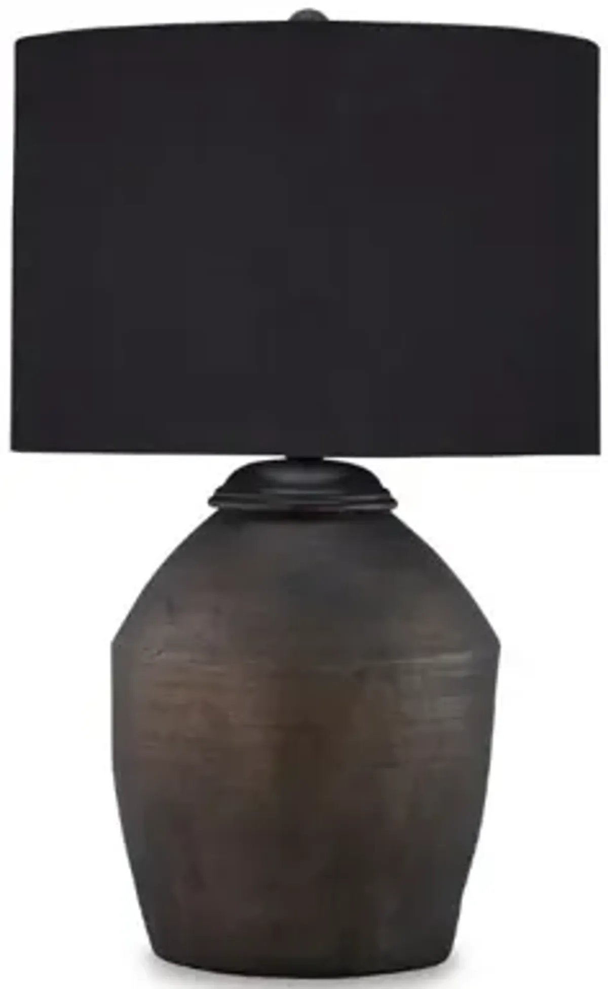 Naareman Table Lamp in Metallic Black